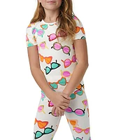 BedHead Pajamas Little/Big Girls 2T-12 Family Matching Sunny Lens Two-Piece Set