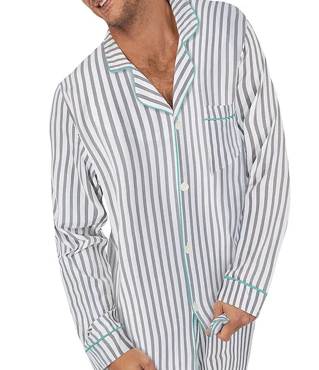 BedHead Pajamas Family Matching Long-Sleeve Grey Striped Classic PJ Set |  Dillard's