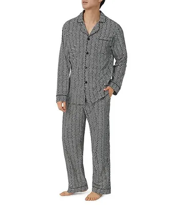 BedHead Pajamas Long Sleeve Diamond Deco 2-Piece Pajama Set