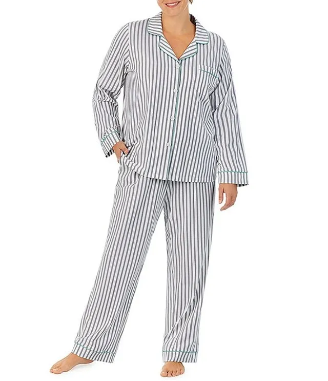 BedHead Pajamas Long Sleeve Buffalo Plaid Classic Woven Cotton Poplin 2-Piece  Pajama Set