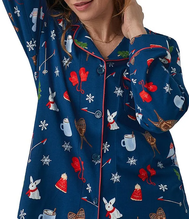 BedHead Pajamas Family Matching Seasonal Delight Jersey Knit Notch