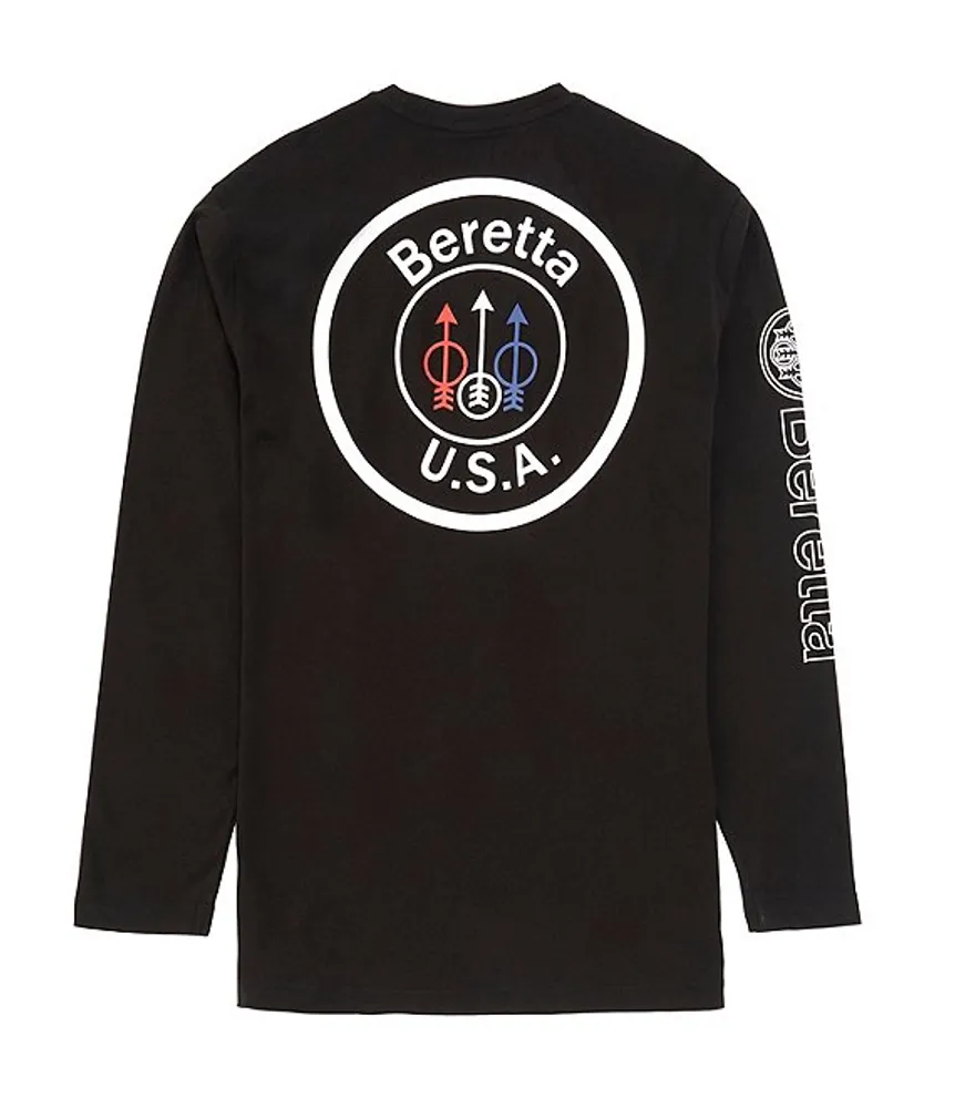 Beretta USA Logo Graphic Long Sleeve T-Shirt