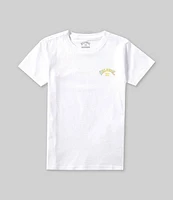 Billabong Little Boys 2T-7 Short Sleeve Logo Arch Fill T-Shirt
