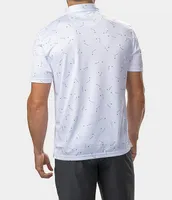 BLACK CLOVER Club Print Short Sleeve Polo Shirt