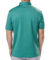 BLACK CLOVER Short Sleeve Johnnie Polo Athletic Knit Shirt