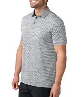 BLACK CLOVER Short-Sleeve Nico Knit Performance Polo Shirt