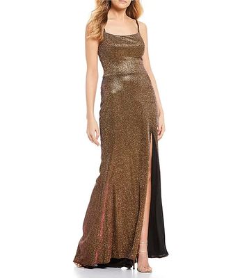 Dear Moon Spaghetti Strap Side Slit 