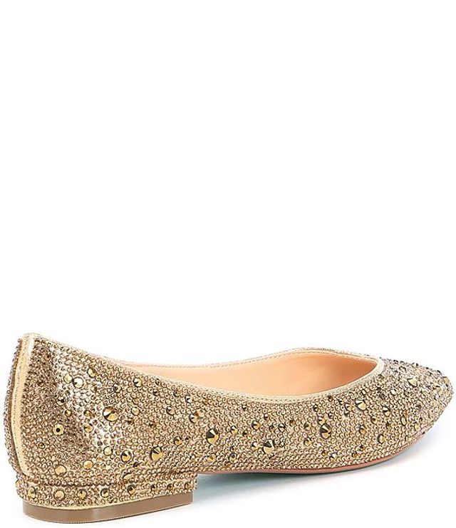 Betsey Johnson Blue by Betsey Johnson Jude Rhinestone Jeweled Dress Flats |  Alexandria Mall