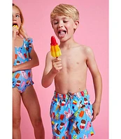 Boardies® Little/Big Boys 2-10 Ice Cream Print Swim Trunks