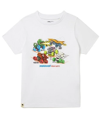 Boardies Little/Big Boys 3-10 Short Sleeve Wheelie Beast Graphic T-Shirt