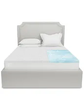 BodiPEDIC 2-Inch Gel Memory Foam Swirl Mattress Bed Topper