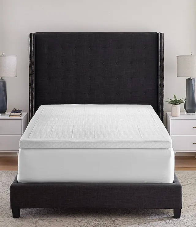Bodipedic 4-Inch Cooling Gel-Infused Memory Foam Mattress Bed Topper - King