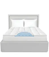 BodiPEDIC 4-Inch Hybrid Plush Loft Fiber and Memory Foam Mattress Bed Topper