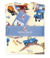 Books To Bed Baby Boys 12- 24 Months Long Sleeve Little Blue Truck Pajamas & Book Set