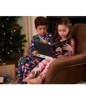 Books To Bed Girls 2-10 Twas The Night Before Christmas Two-Piece Pajamas & Book Set