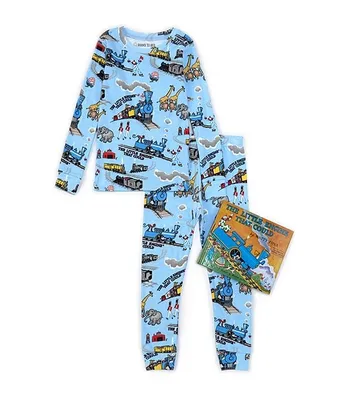 Books To Bed Little Boys 2-7 The Engine That Could Two-Piece Pajamas & Book Set