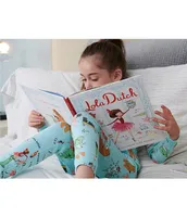 Books To Bed Little Girls 2-8 Lola Dutch Two-Piece Pajamas & Book Set
