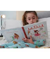 Books To Bed Little Girls 2-8 Lola Dutch Two-Piece Pajamas & Book Set
