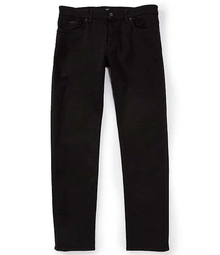 Touhou i tilfælde af Fra Hugo Boss BOSS Candiani Maine Black Regular-Fit Stretch Denim Jeans |  Brazos Mall