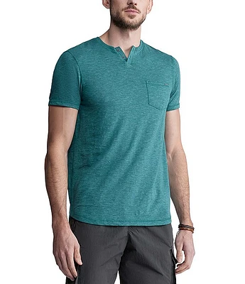 Buffalo David Bitton Kadyo Short Sleeve Pocket Henley T-Shirt