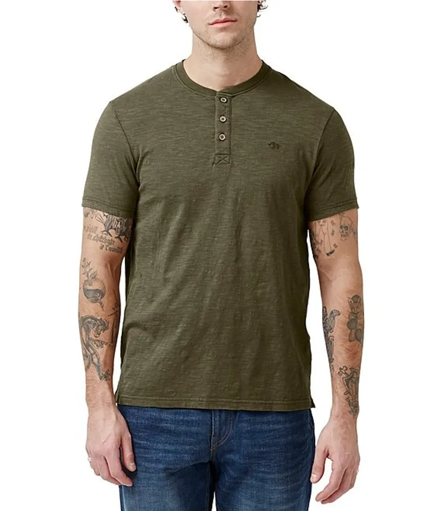 SHORT SLEEVE HENLEY TEE