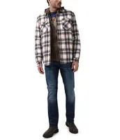 Buffalo David Bitton Long Sleeve Jagig Plaid Shirt Jacket