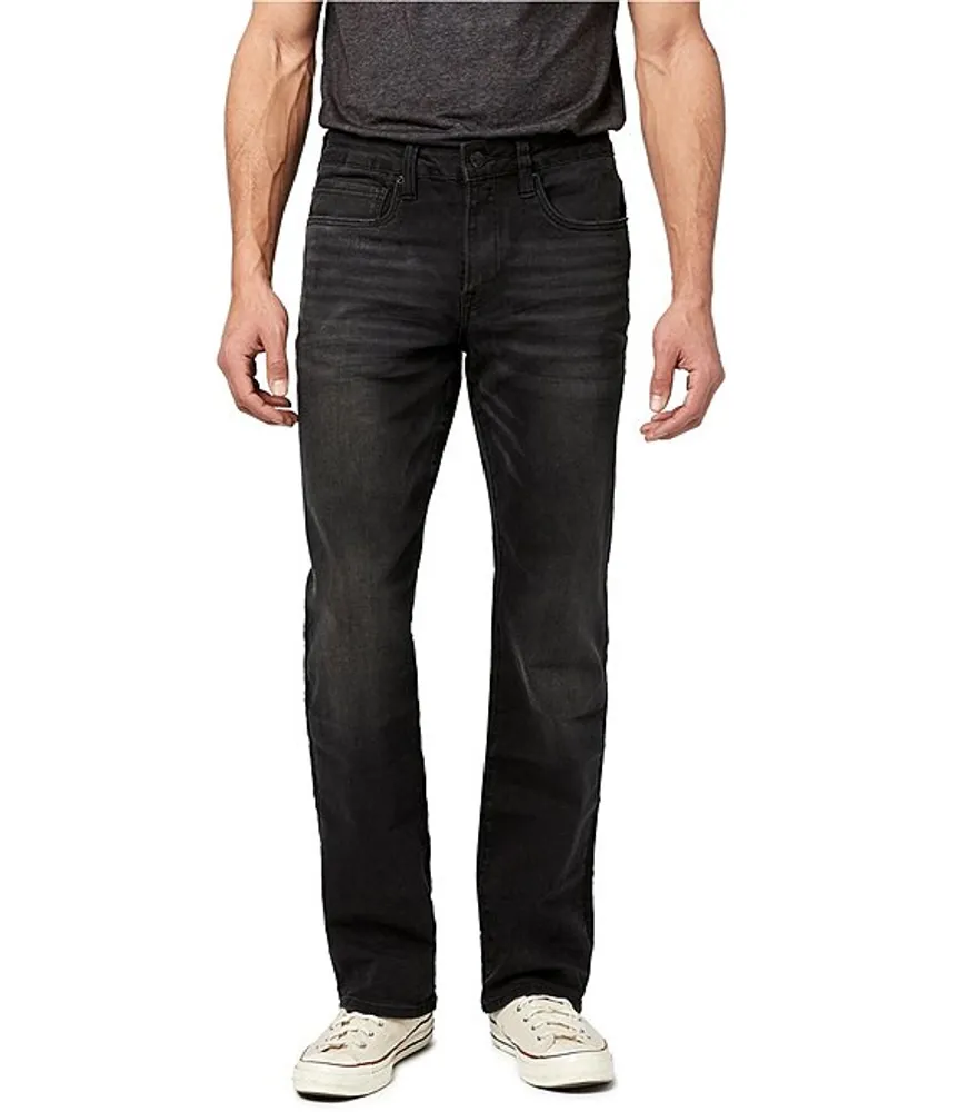 Buffalo David Bitton Relaxed Straight Driven Black Wash Jeans