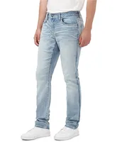 Buffalo David Bitton Slim Ash Mid Blue Jeans