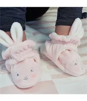Bunnies By The Bay Baby Girls Newborn-6 Months Hoppy Feet Bootie Slippers