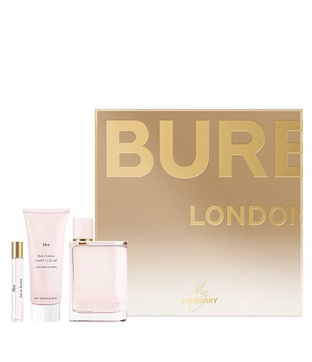 Burberry Her Eau de Parfum Honey-Colored 3-Piece Gift Set | Alexandria Mall