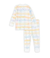 Burt's Bees Baby 12-24 Months Multi Buffalo Check Tee & Pants Pajama Set