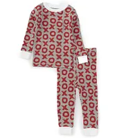 Burt's Bees Baby 12-24 Months X's & O's Long Sleeve T-Shirt Pajama Pants Set