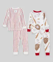 Burt's Bees Baby 12-24 Months Baseball & Stripe Tee Pajama Pants 2-Pack