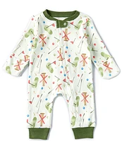 Burt's Bees Baby Newborn-9 Months Long Sleeve Ditsy Mini Golf Coverall