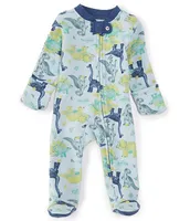 Burt's Bees Baby Boys Newborn-9 Months Mini Dino Friends Sleep & Play Sleeper