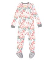 Burt's Bees Baby Girls 12-24 Months Long-Sleeve Tossed Succulent Footed Coverall