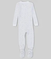 Burt's Bees Baby Newborn-24 Months Long-Sleeve Alphabet Footed Sleeper