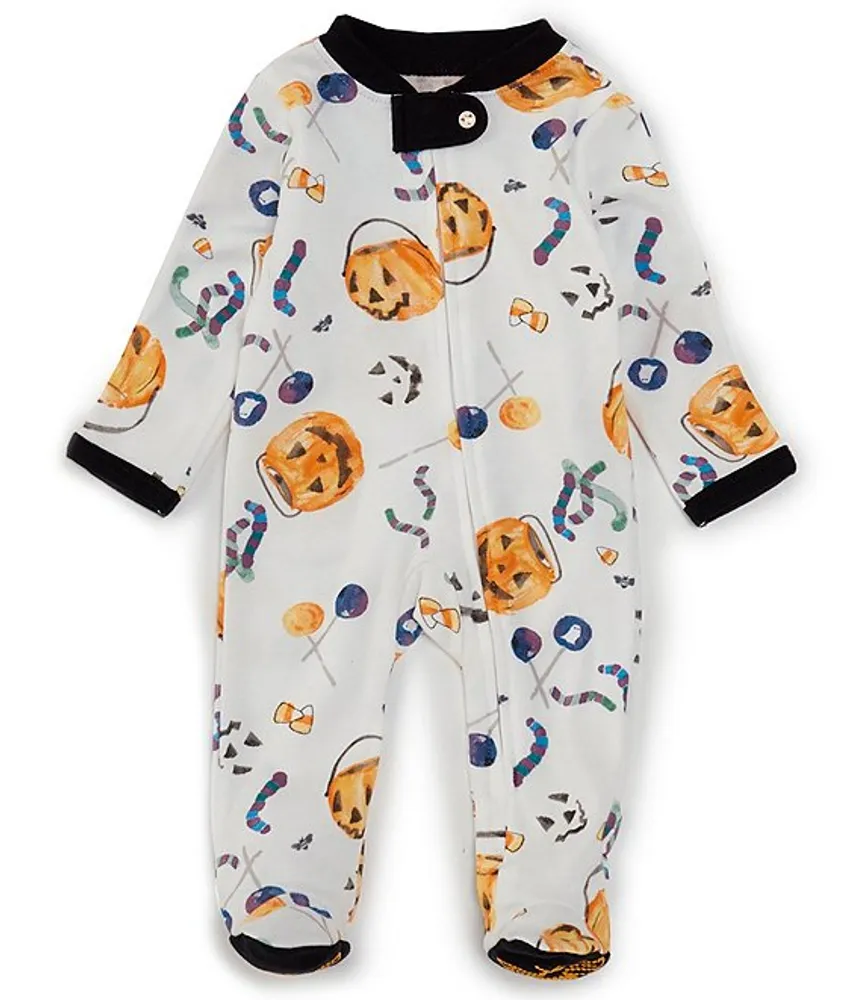 Burt's Bees Baby Newborn-9 Months Long Sleeve Cute As A Button Footed  Coverall