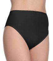 Cotillion by Cabernet Seamed To Fit Stretch Hi-Cut Brief Panty