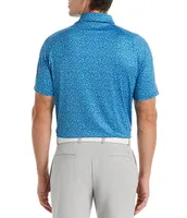 Callaway Short Sleeve Trademark Shape Shifter Abstract Chevron Print Golf Polo Shirt