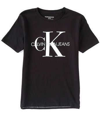 Calvin Klein Big Boys 8-20 Short-Sleeve Old School Logo T-Shirt