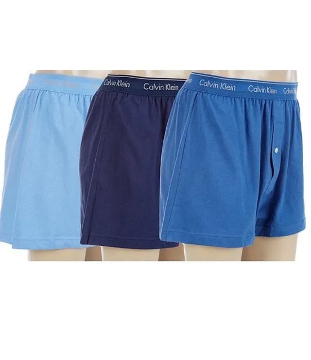 SOLID KNIT BOXERS, 3-PACK