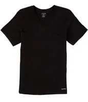 Calvin Klein Cotton Classic Solid V-Neck T-Shirts 3-Pack