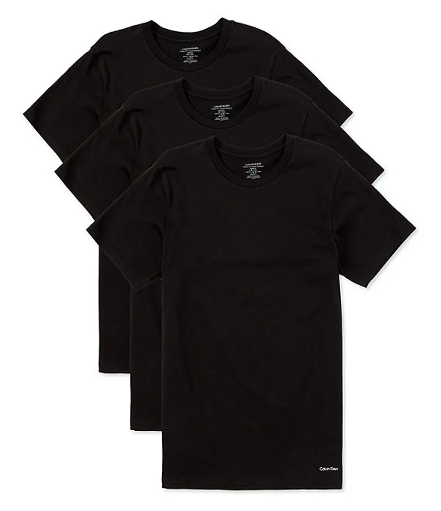 Calvin Klein Cotton Classics Solid Crew Neck T-Shirts 3-Pack