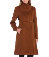 calvin klein envelope collar coat