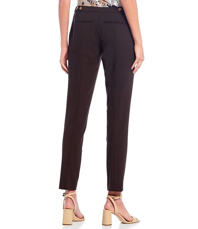 Calvin Klein Lux Stretch Woven Suiting Modern Fit Highline Tapered Straight-Leg  Pants | Brazos Mall