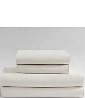 Calvin Klein Pearl Edge Cotton Sateen 300-Thread Count Sheet Set