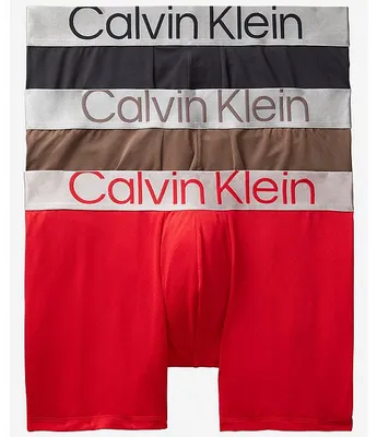 Calvin Klein Sustainable Steel Micro Boxer Briefs 3-Pack