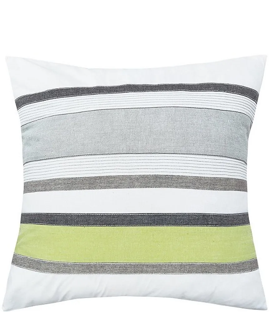 carol & frank Jones Yarn-Dyed Striped Euro Sham