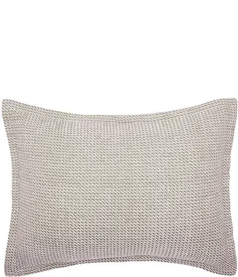carol & frank Langford Yarn-Dyed Houndstooth Pattern Standard Pillow Sham